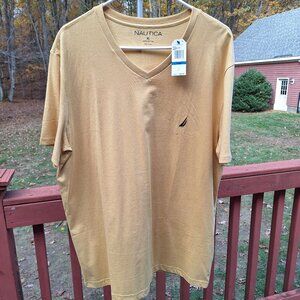 Nautica Men's V-neck deck t-shirt NWT